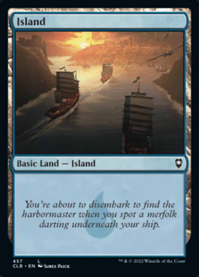 Island (457) [Commander Legends: Battle for Baldur's Gate] | PLUS EV GAMES 