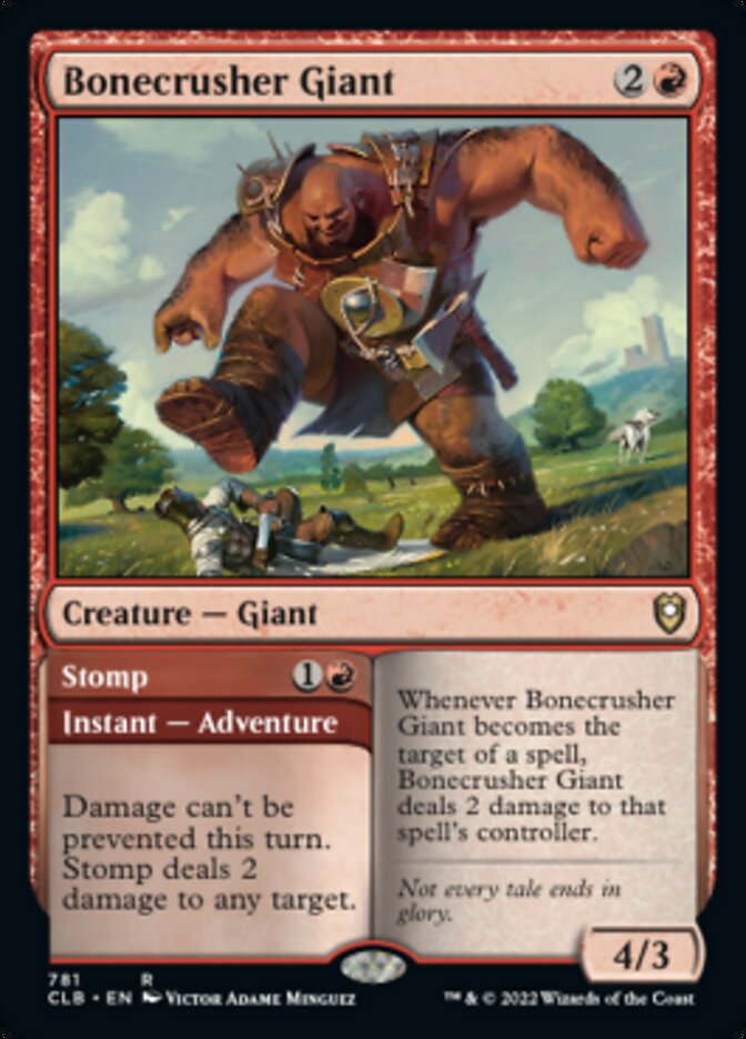 Bonecrusher Giant // Stomp [Commander Legends: Battle for Baldur's Gate] | PLUS EV GAMES 