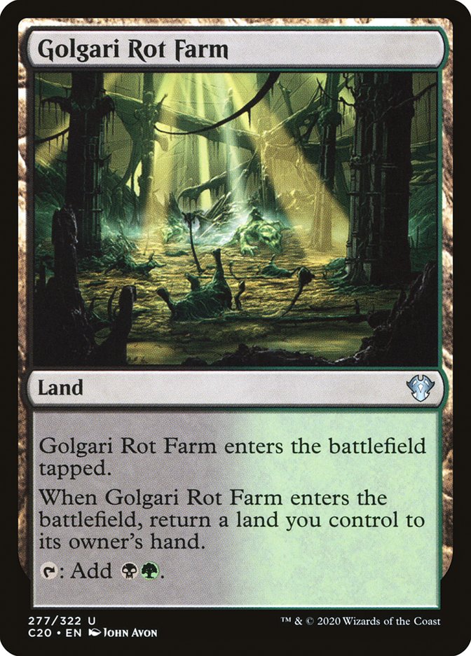 Golgari Rot Farm [Commander 2020] | PLUS EV GAMES 