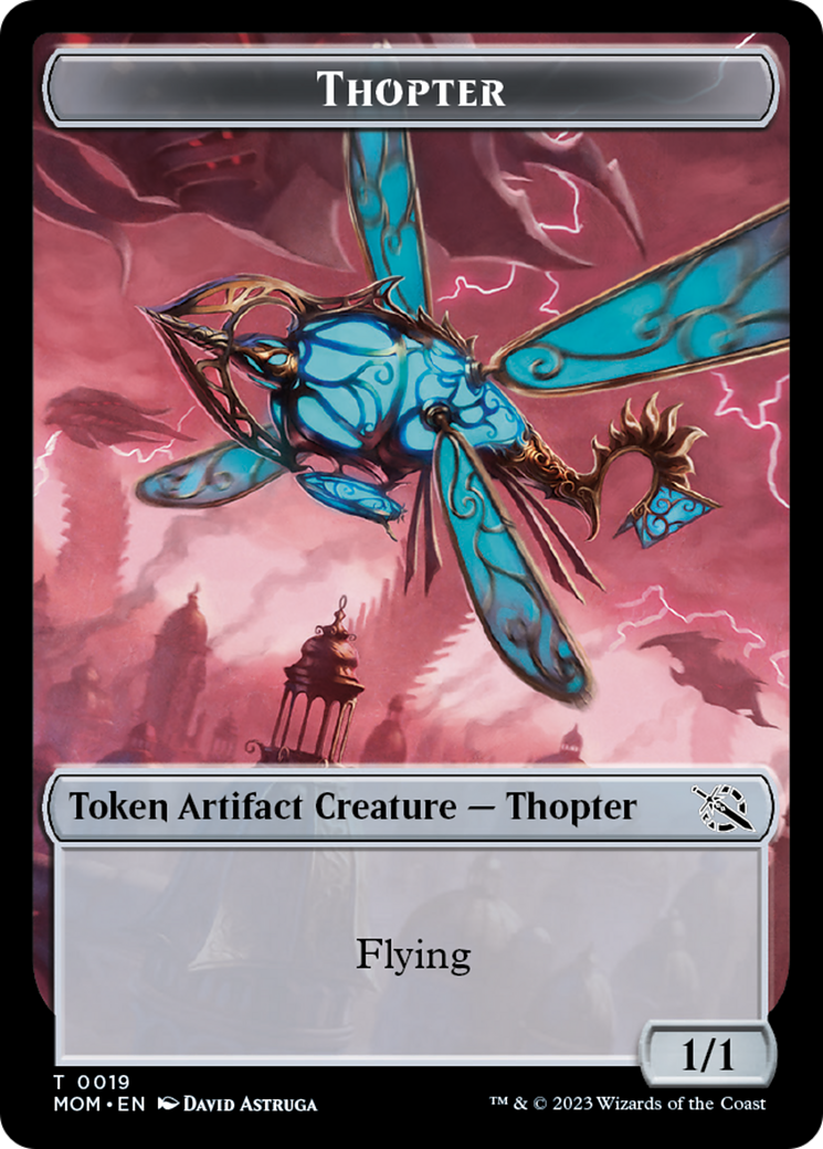 First Mate Ragavan // Thopter Double-Sided Token [March of the Machine Tokens] | PLUS EV GAMES 