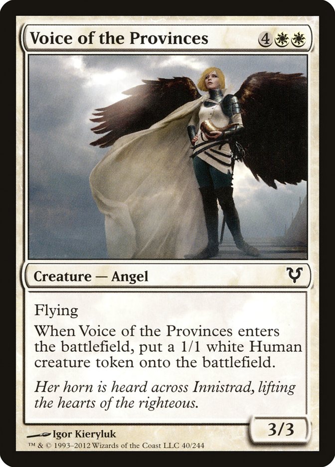 Voice of the Provinces [Avacyn Restored] | PLUS EV GAMES 