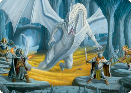 Cave of the Frost Dragon Art Card [Dungeons & Dragons: Adventures in the Forgotten Realms Art Series] | PLUS EV GAMES 