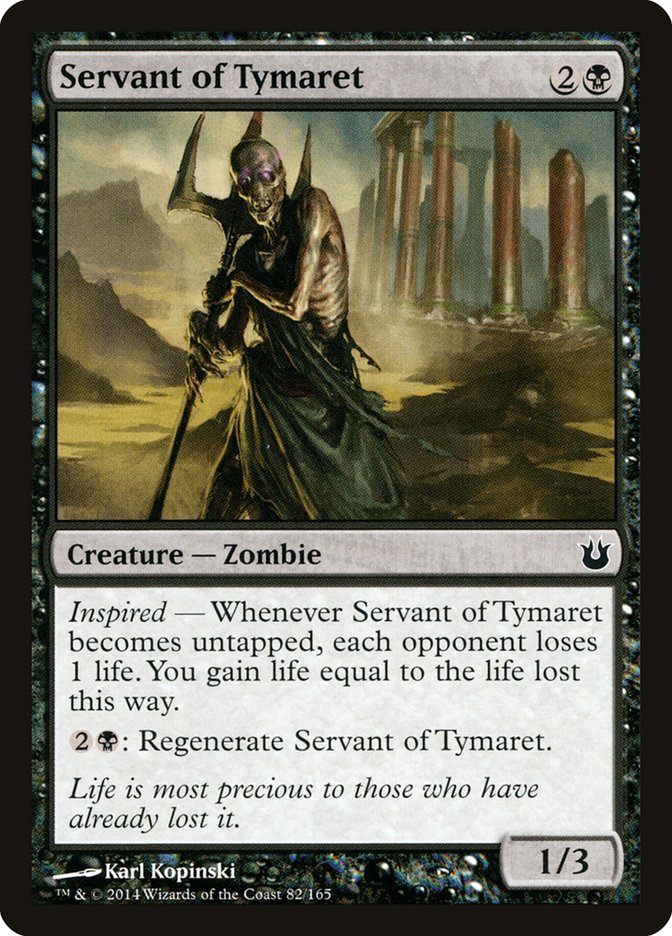 Servant of Tymaret [Born of the Gods] | PLUS EV GAMES 
