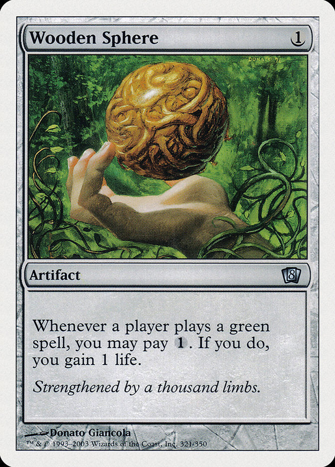 Wooden Sphere [Eighth Edition] | PLUS EV GAMES 