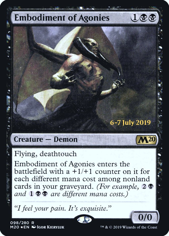 Embodiment of Agonies  [Core Set 2020 Prerelease Promos] | PLUS EV GAMES 