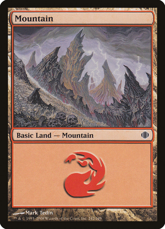 Mountain (242) [Shards of Alara] | PLUS EV GAMES 