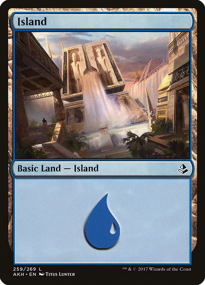 Island (259) [Amonkhet] | PLUS EV GAMES 