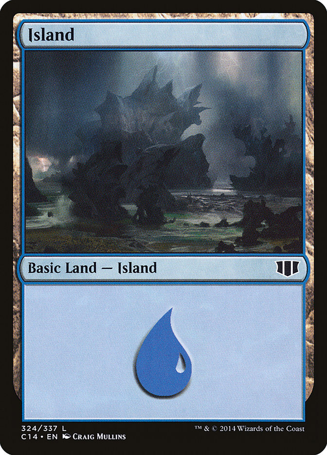 Island (324) [Commander 2014] | PLUS EV GAMES 