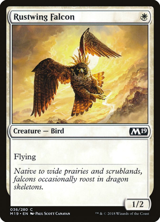 Rustwing Falcon [Core Set 2019] | PLUS EV GAMES 