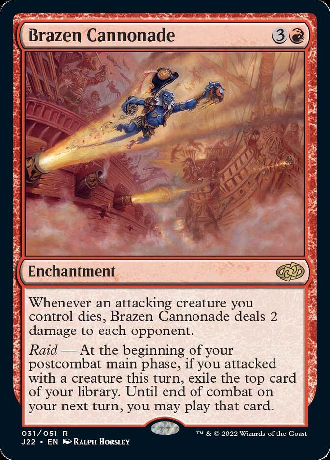 Brazen Cannonade [Jumpstart 2022] | PLUS EV GAMES 