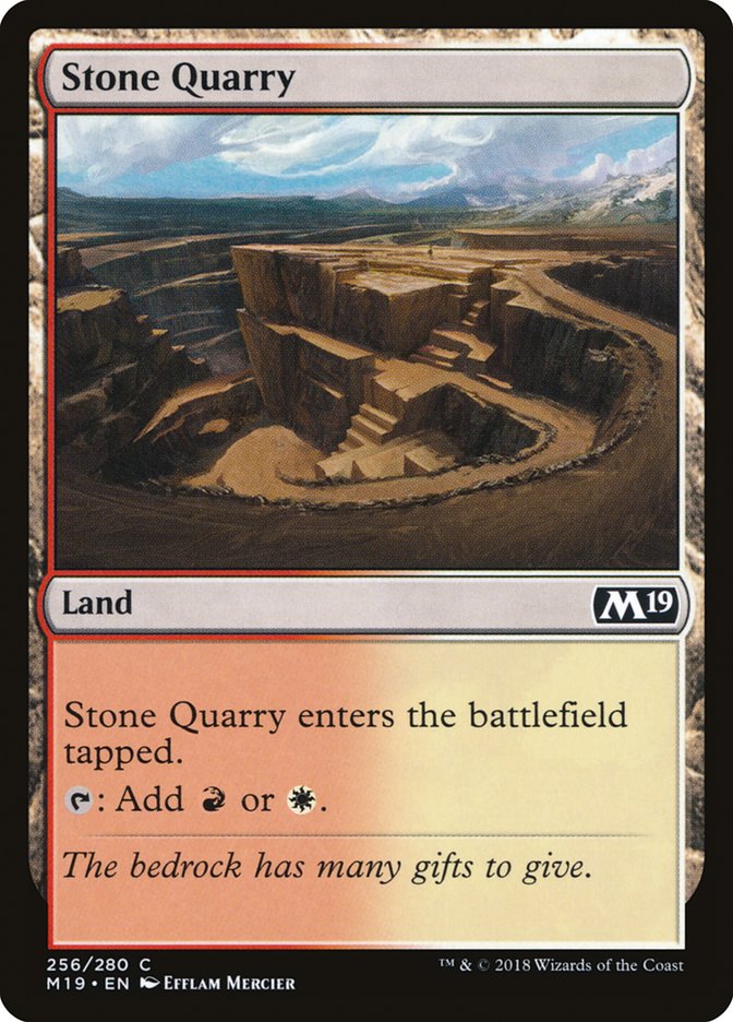 Stone Quarry [Core Set 2019] | PLUS EV GAMES 