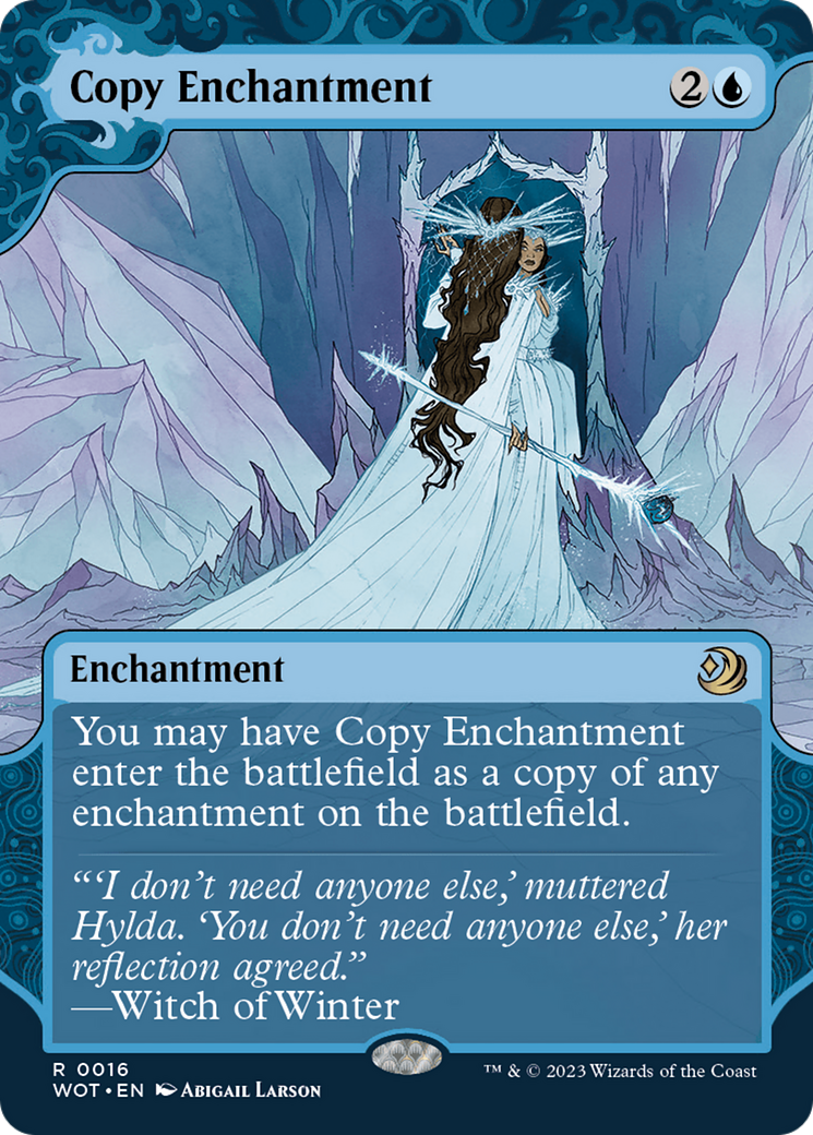 Copy Enchantment [Wilds of Eldraine: Enchanting Tales] | PLUS EV GAMES 