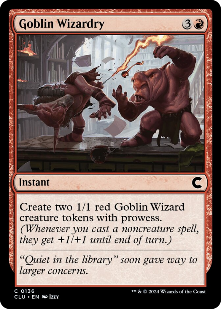 Goblin Wizardry [Ravnica: Clue Edition] | PLUS EV GAMES 