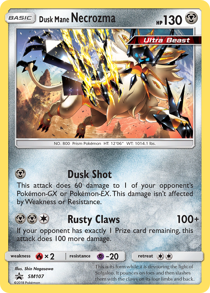 Dusk Mane Necrozma [SM Black Star Promos]
