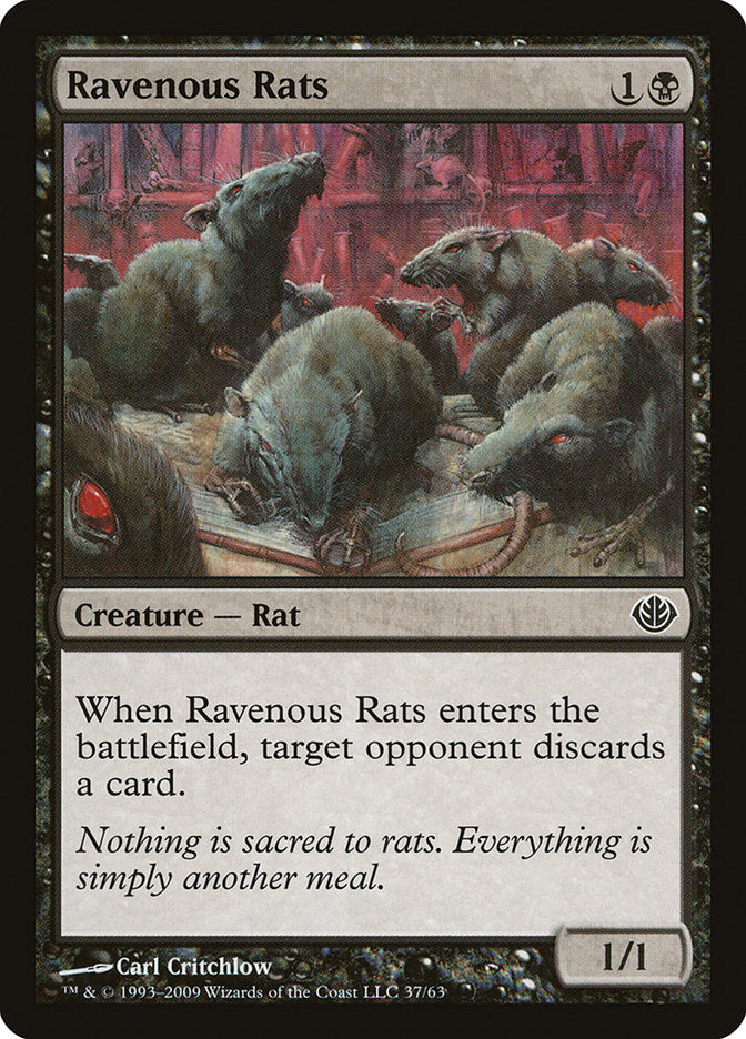 Ravenous Rats [Duel Decks: Garruk vs. Liliana] | PLUS EV GAMES 