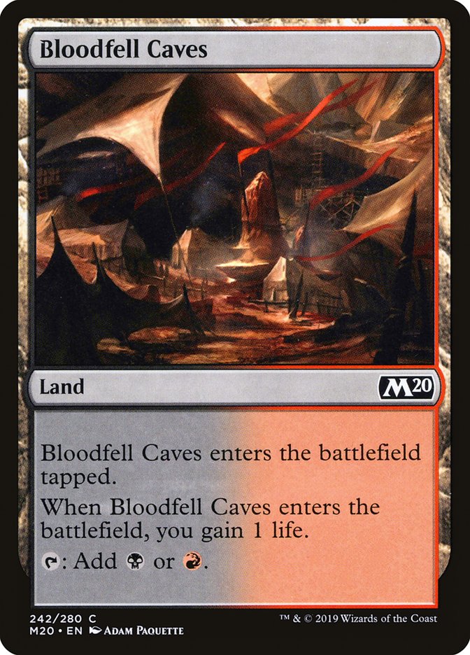 Bloodfell Caves [Core Set 2020] | PLUS EV GAMES 