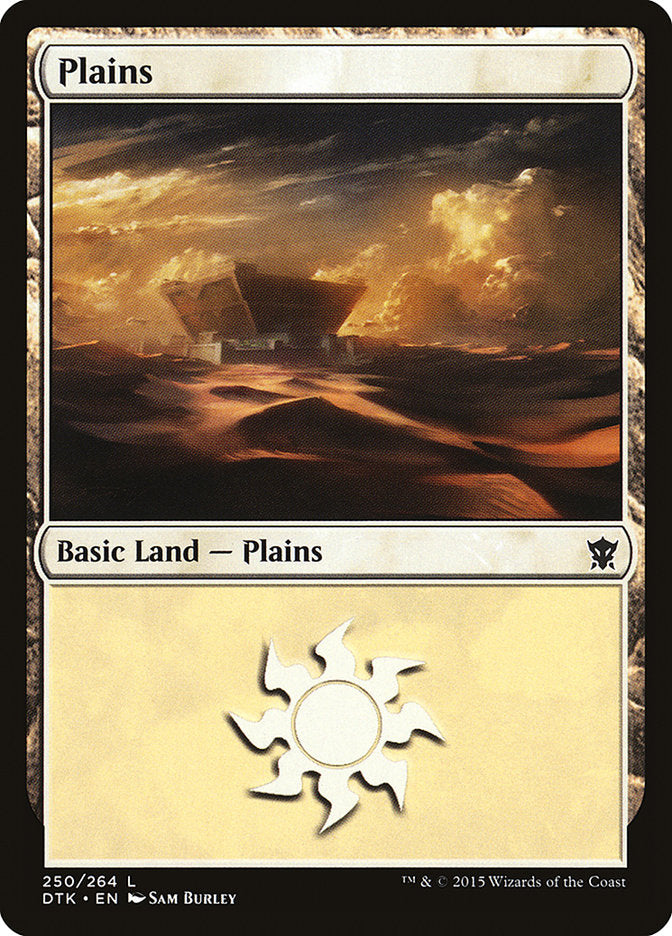 Plains (250) [Dragons of Tarkir] | PLUS EV GAMES 