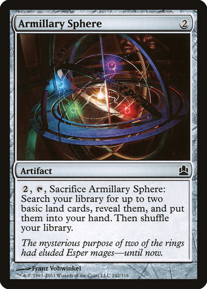 Armillary Sphere [Commander 2011] | PLUS EV GAMES 