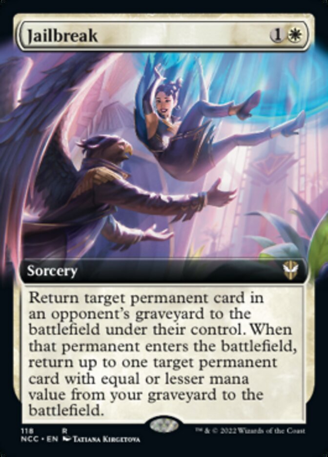 Jailbreak (Extended Art) [Streets of New Capenna Commander] | PLUS EV GAMES 