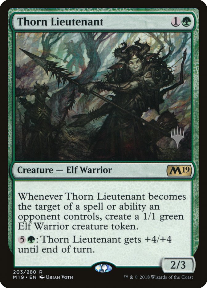 Thorn Lieutenant (Promo Pack) [Core Set 2019 Promos] | PLUS EV GAMES 