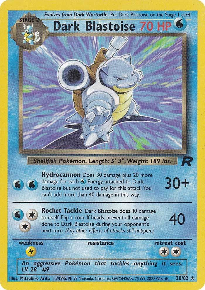 Dark Blastoise (20/82) [Team Rocket]