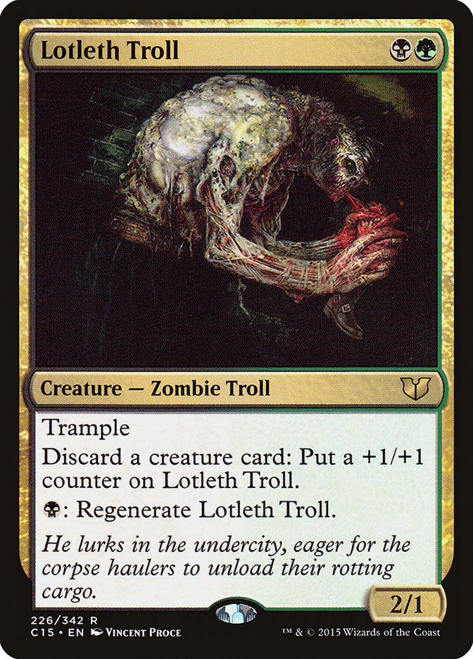 Lotleth Troll [Commander 2015] | PLUS EV GAMES 