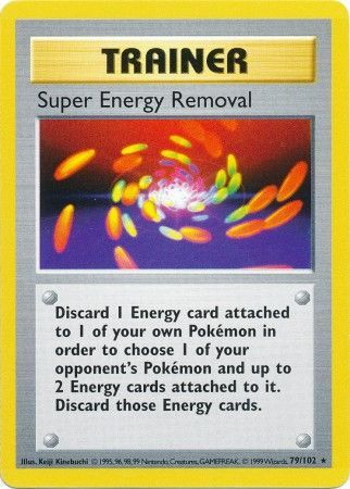 Super Energy Removal (79/102) [Base Set (Shadowless)] | PLUS EV GAMES 