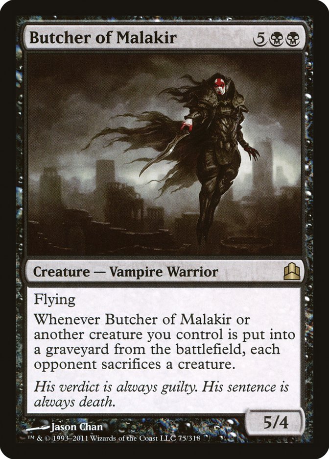 Butcher of Malakir [Commander 2011] | PLUS EV GAMES 