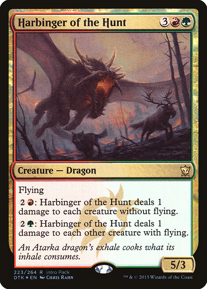 Harbinger of the Hunt (Intro Pack) [Dragons of Tarkir Promos] | PLUS EV GAMES 