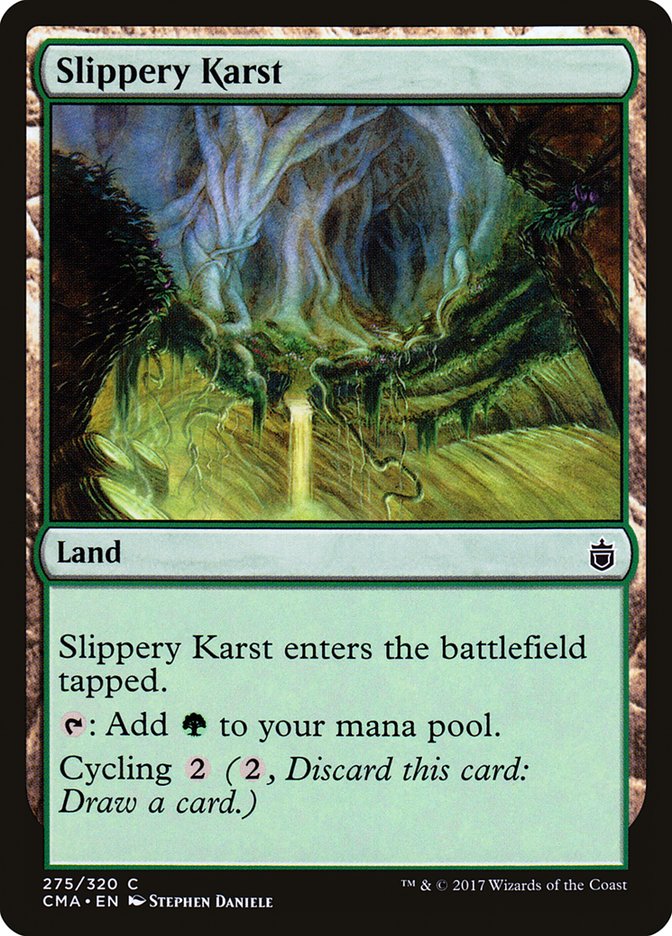 Slippery Karst [Commander Anthology] | PLUS EV GAMES 