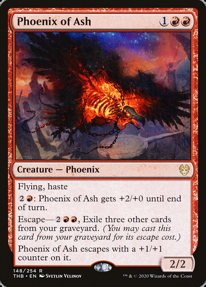 Phoenix of Ash [Theros Beyond Death] | PLUS EV GAMES 