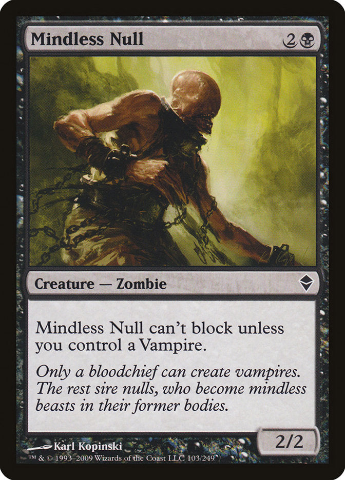 Mindless Null [Zendikar] | PLUS EV GAMES 