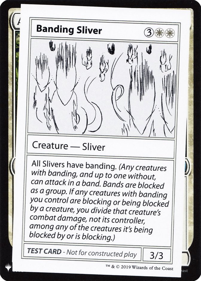 Banding Sliver [Mystery Booster Playtest Cards] | PLUS EV GAMES 