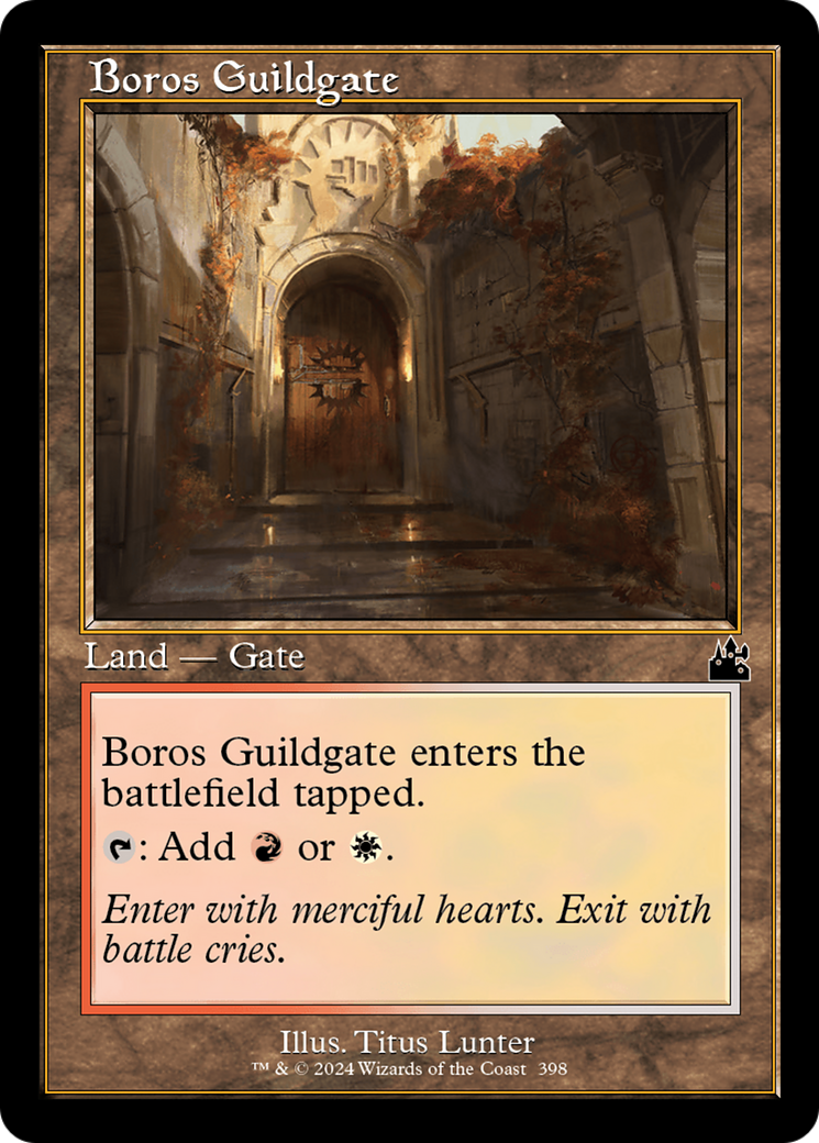 Boros Guildgate (Retro Frame) [Ravnica Remastered] | PLUS EV GAMES 