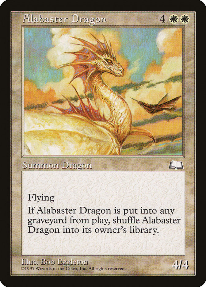 Alabaster Dragon [Weatherlight] | PLUS EV GAMES 