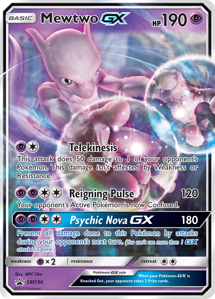 Mewtwo-GX [SM Black Star Promos] | PLUS EV GAMES 