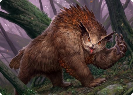 Owlbear Art Card [Dungeons & Dragons: Adventures in the Forgotten Realms Art Series] | PLUS EV GAMES 