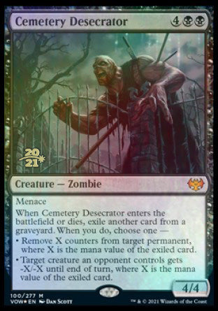 Cemetery Desecrator [Innistrad: Crimson Vow Prerelease Promos] | PLUS EV GAMES 