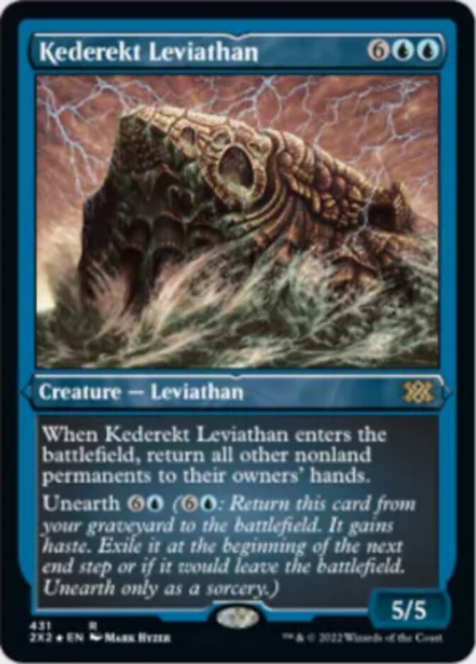 Kederekt Leviathan (Foil Etched) [Double Masters 2022] | PLUS EV GAMES 