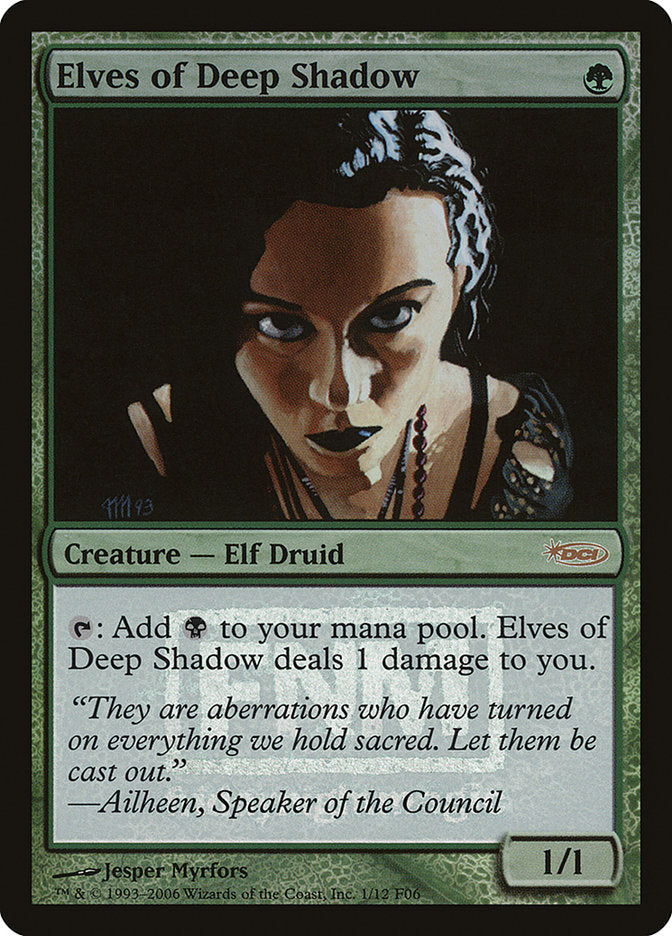 Elves of Deep Shadow [Friday Night Magic 2006] | PLUS EV GAMES 