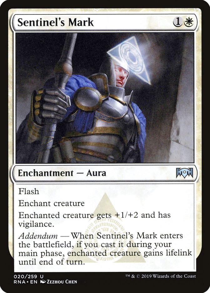 Sentinel's Mark [Ravnica Allegiance] | PLUS EV GAMES 