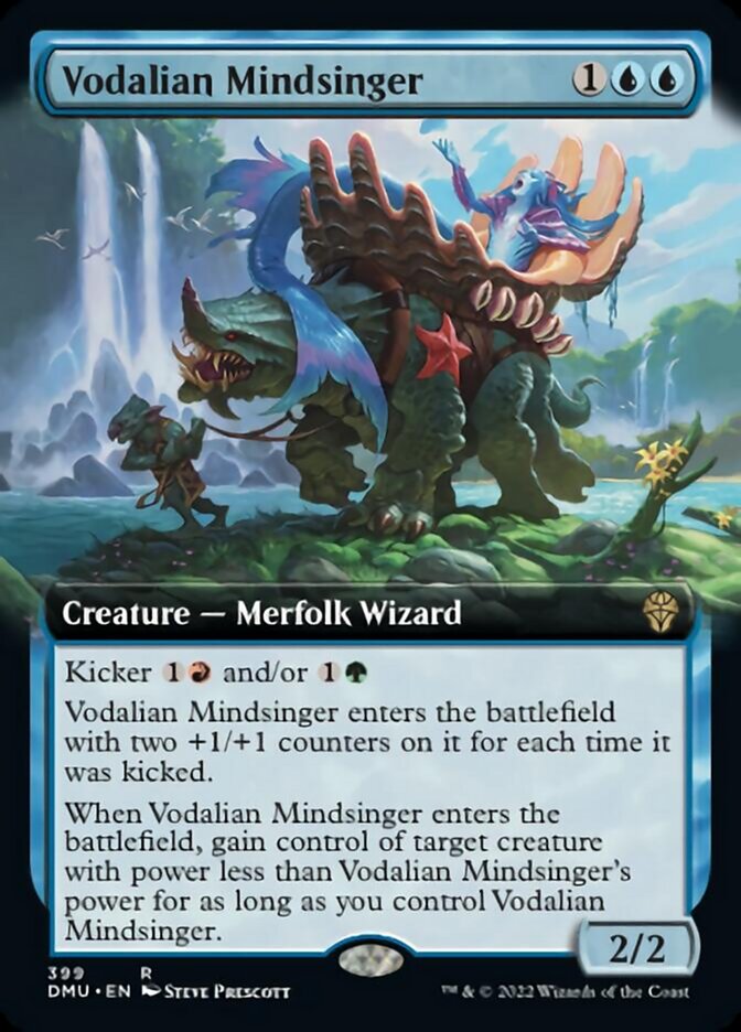 Vodalian Mindsinger (Extended Art) [Dominaria United] | PLUS EV GAMES 