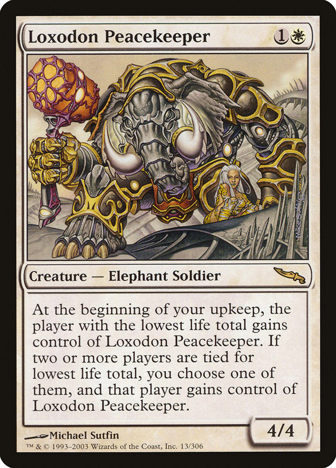 Loxodon Peacekeeper [Mirrodin] | PLUS EV GAMES 