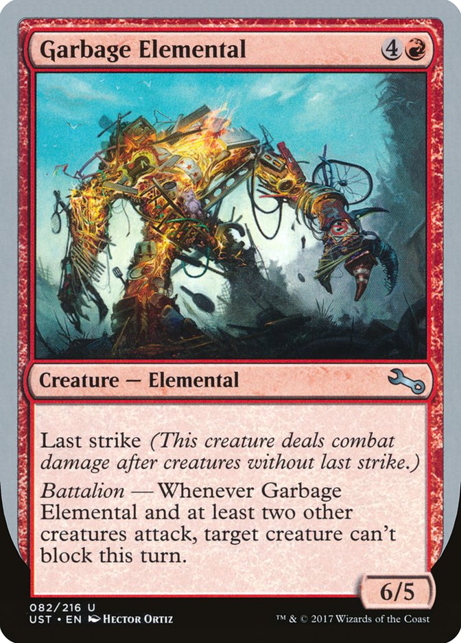 Garbage Elemental (6/5 Creature) [Unstable] | PLUS EV GAMES 