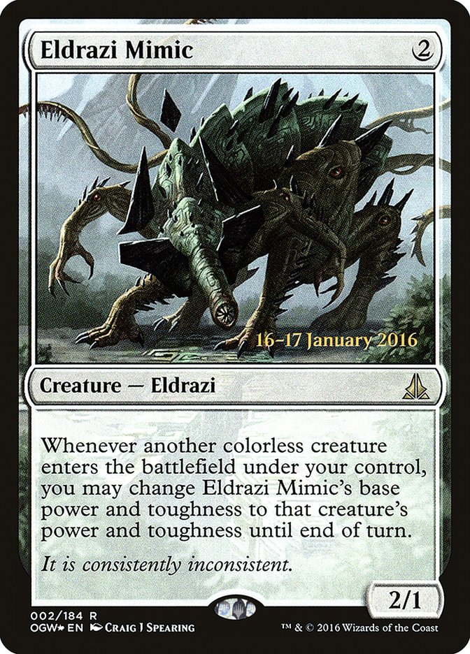 Eldrazi Mimic [Oath of the Gatewatch Prerelease Promos] | PLUS EV GAMES 