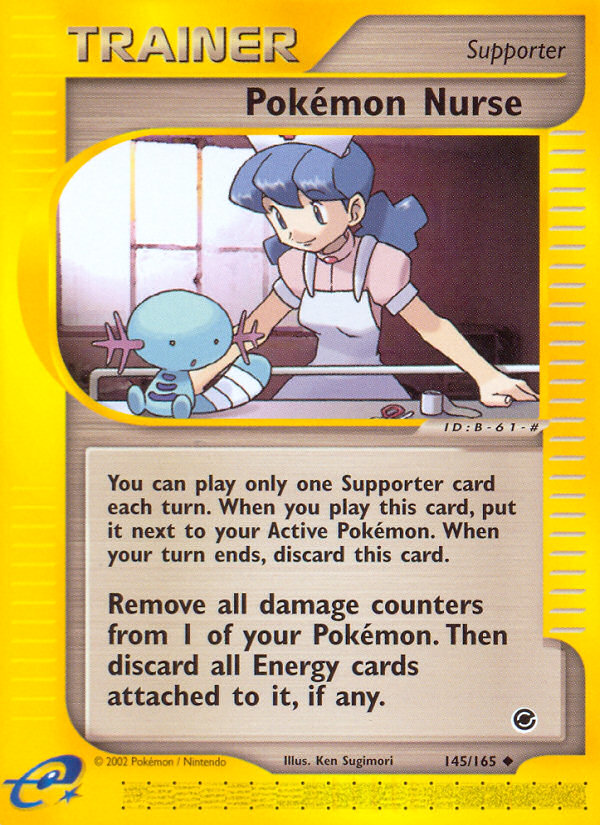 Pokemon Nurse (145/165) [Expedition: Base Set] | PLUS EV GAMES 