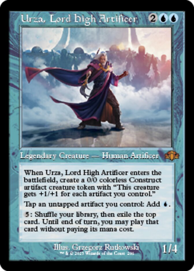 Urza, Lord High Artificer (Retro) [Dominaria Remastered] | PLUS EV GAMES 