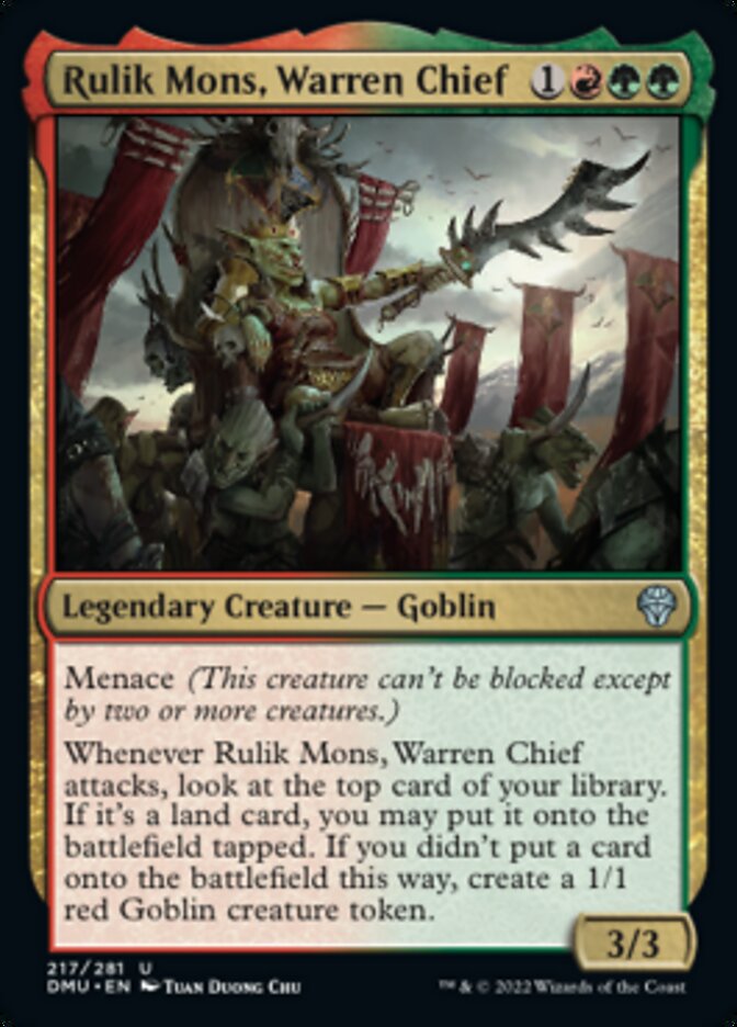 Rulik Mons, Warren Chief [Dominaria United] | PLUS EV GAMES 