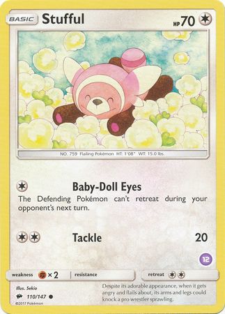Stufful (110/147) [Sun & Moon: Trainer Kit - Alolan Sandslash & Alolan Ninetales]