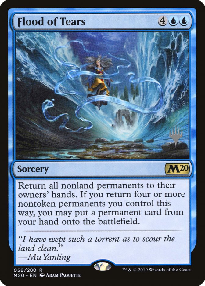 Flood of Tears (Promo Pack) [Core Set 2020 Promos] | PLUS EV GAMES 